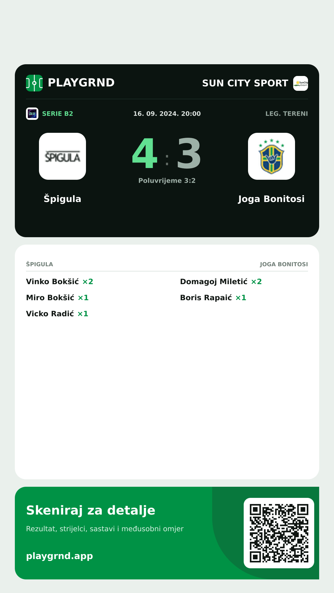 Story image: Špigula 4:3 Joga Bonitosi