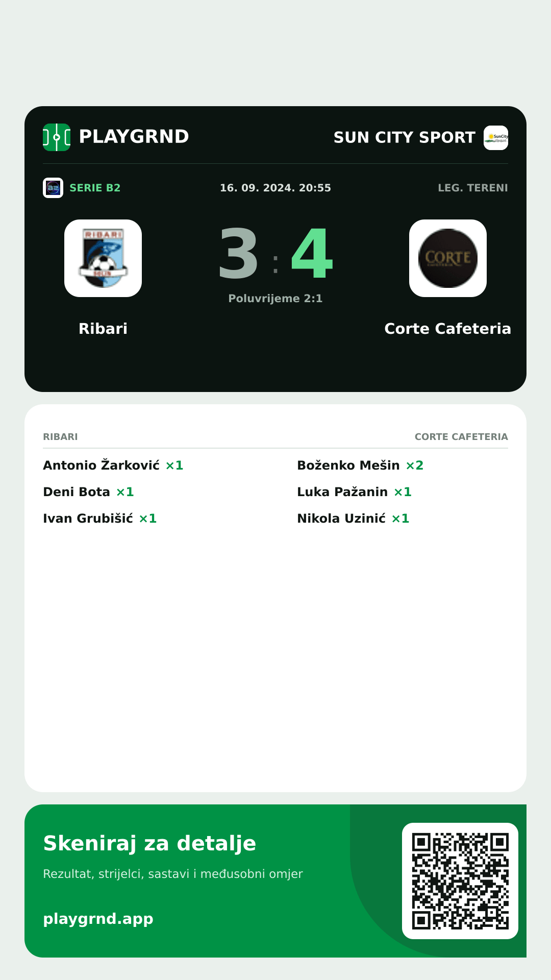 Story slika: Ribari 3:4 Corte Cafeteria