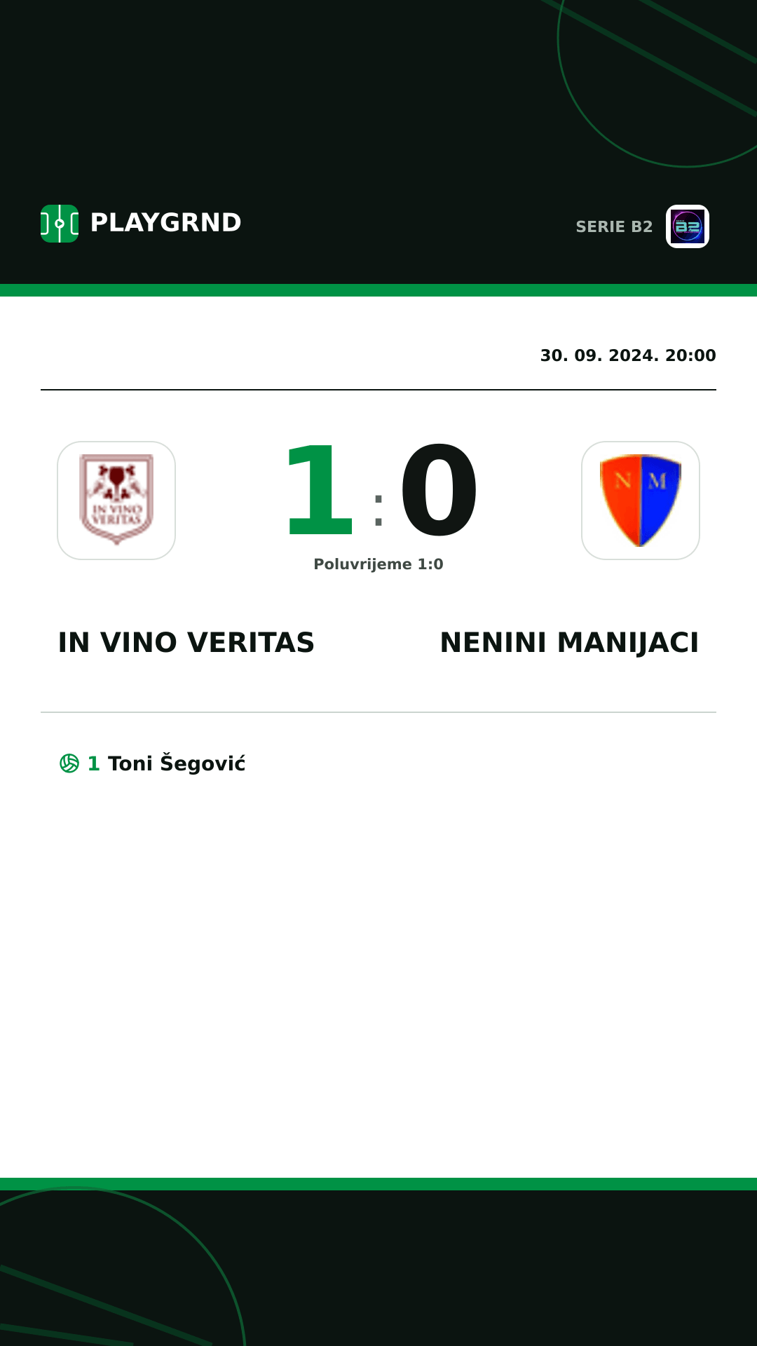 Instagram slika: IN Vino Veritas 1:0 Nenini Manijaci