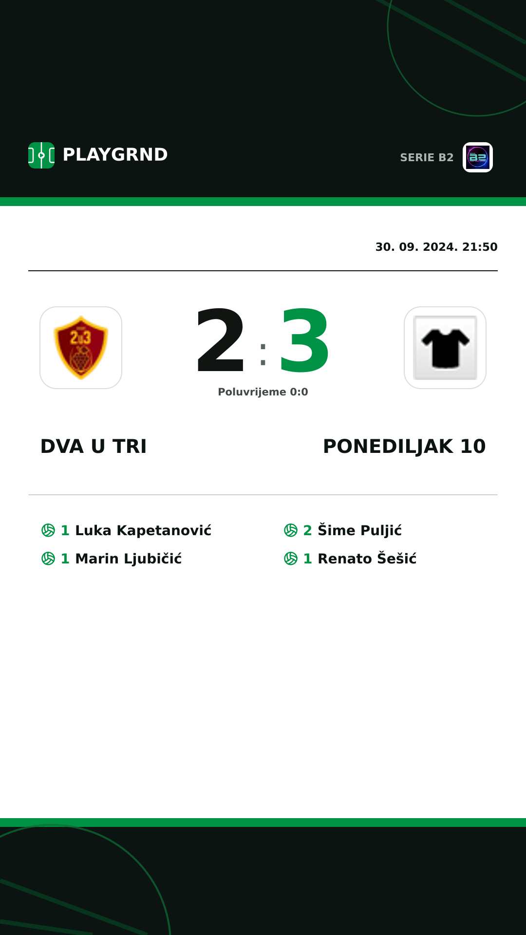 Instagram slika: Dva U Tri 2:3 Ponediljak 10