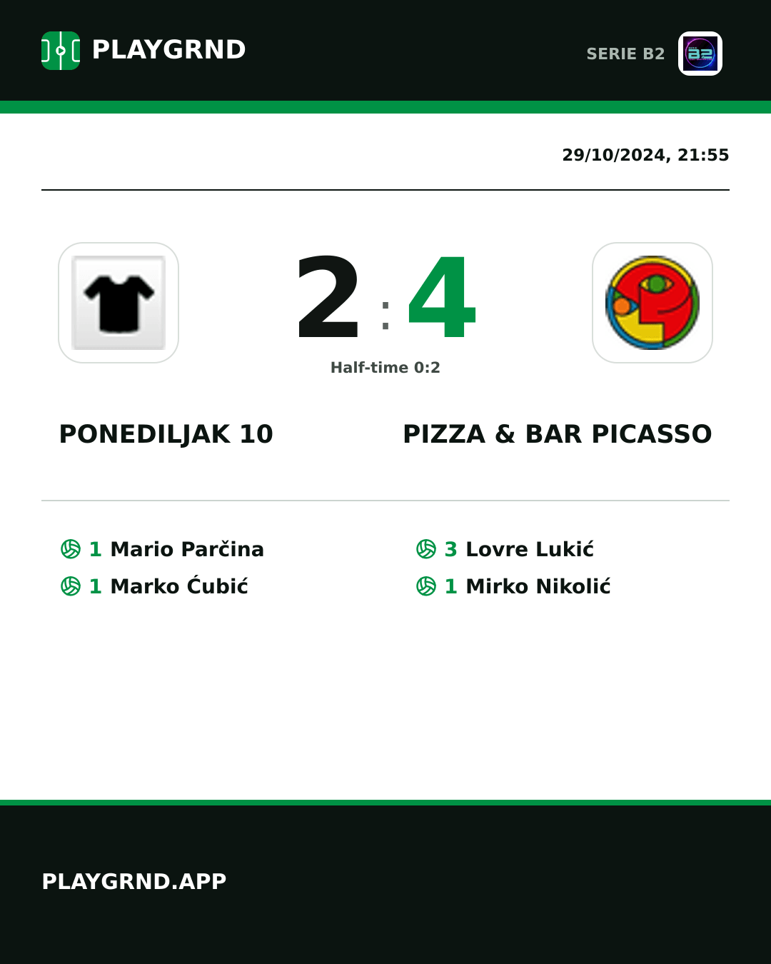 Instagram artwork: Ponediljak 10 2:4 Pizza & Bar Picasso