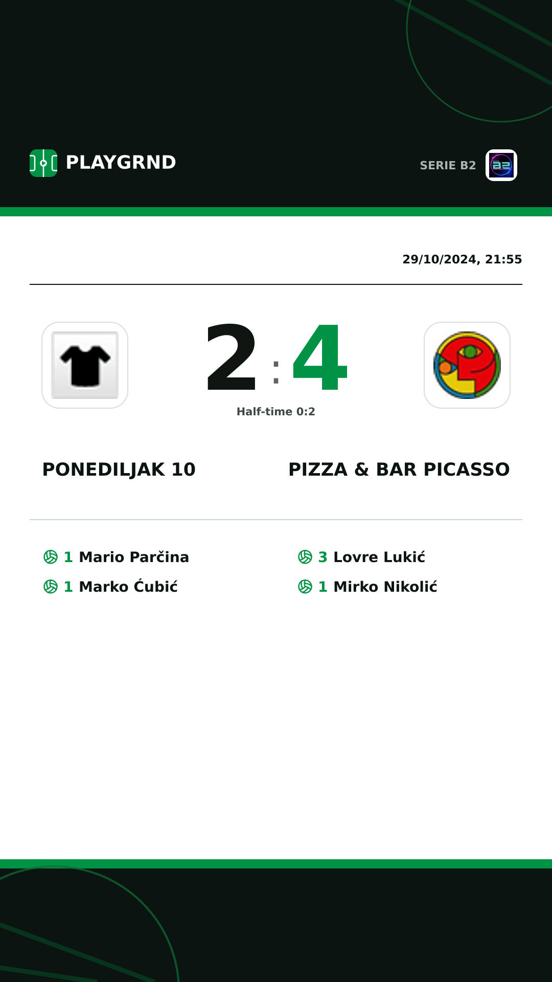 Instagram artwork: Ponediljak 10 2:4 Pizza & Bar Picasso