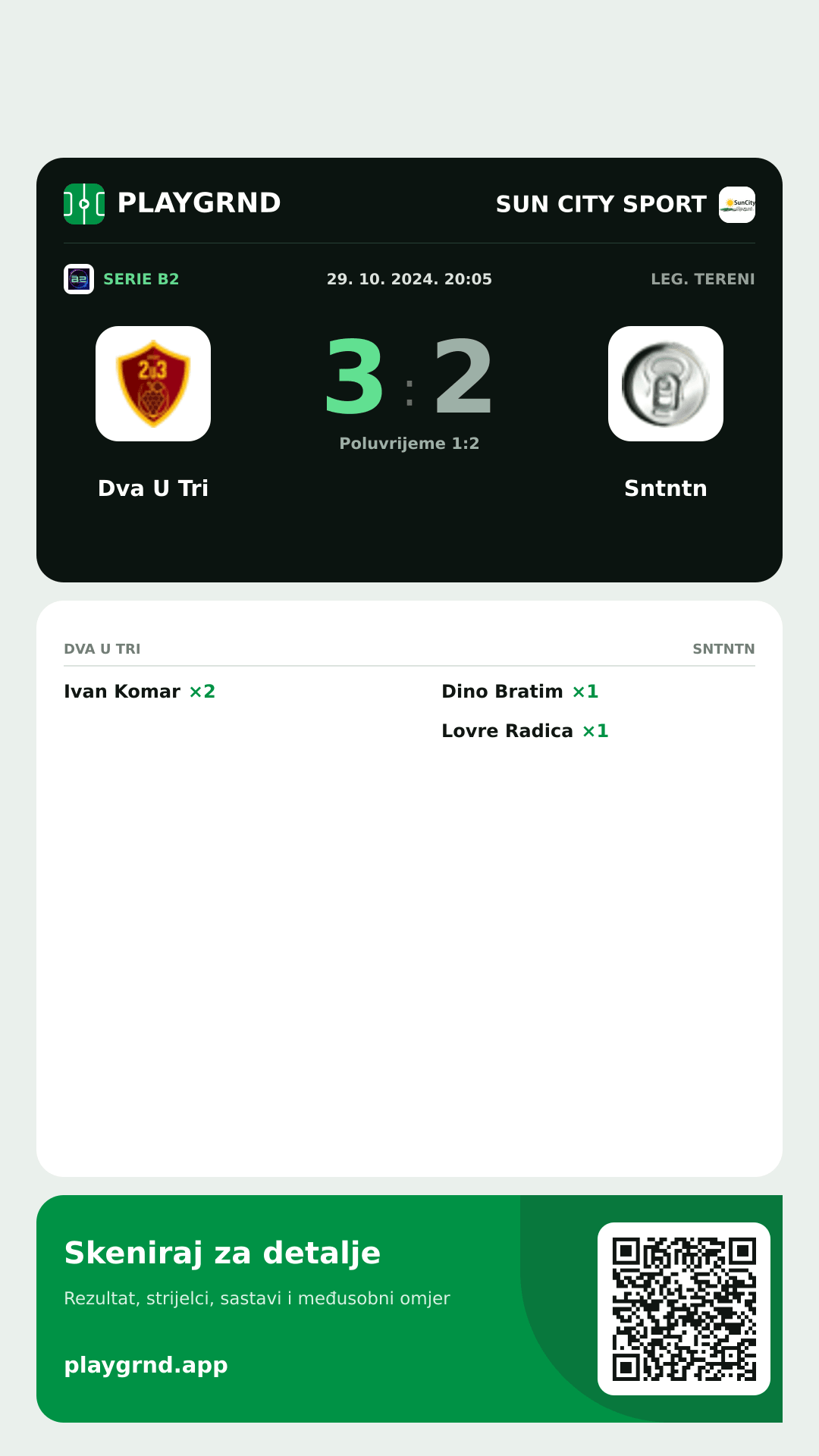 Story slika: Dva U Tri 3:2 Sntntn