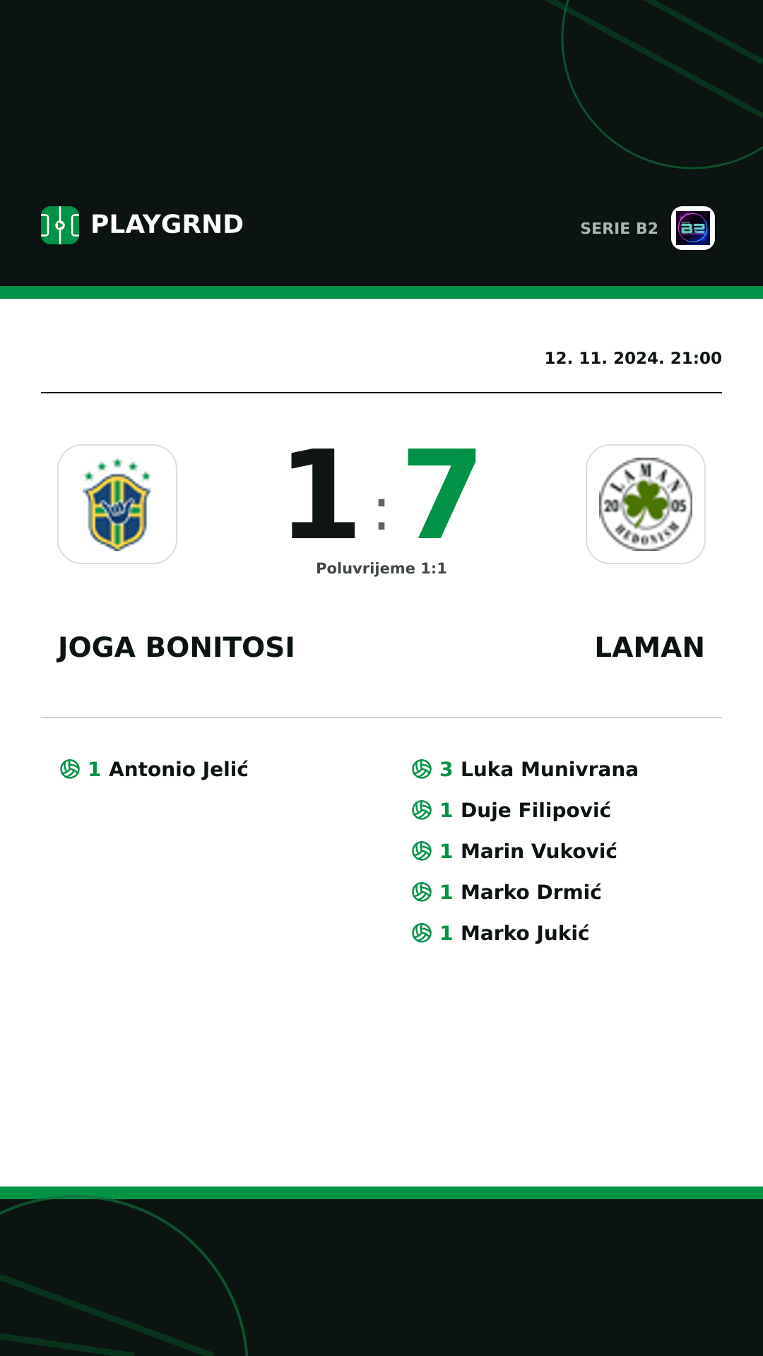 Instagram slika: Joga Bonitosi 1:7 Laman