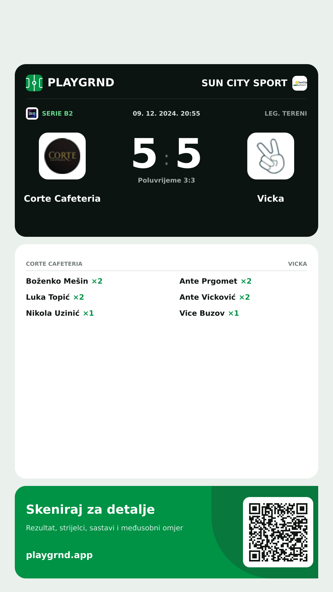 Story image: Corte Cafeteria 5:5 Vicka
