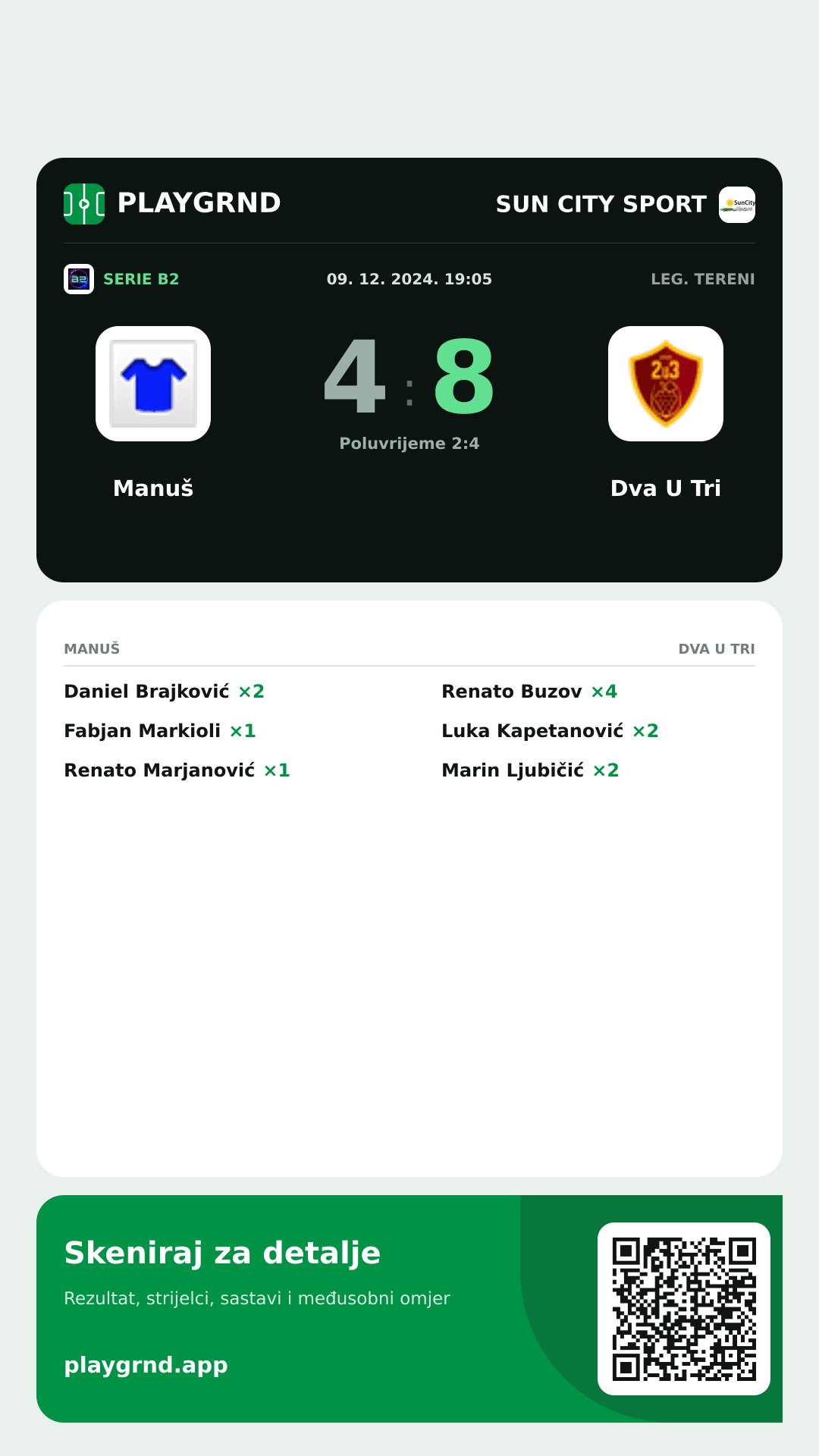 Story image: Manuš 4:8 Dva U Tri