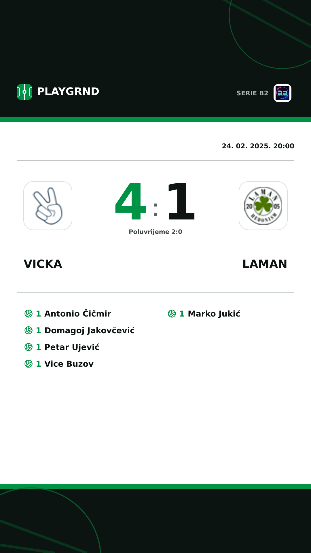 Instagram slika: Vicka 4:1 Laman
