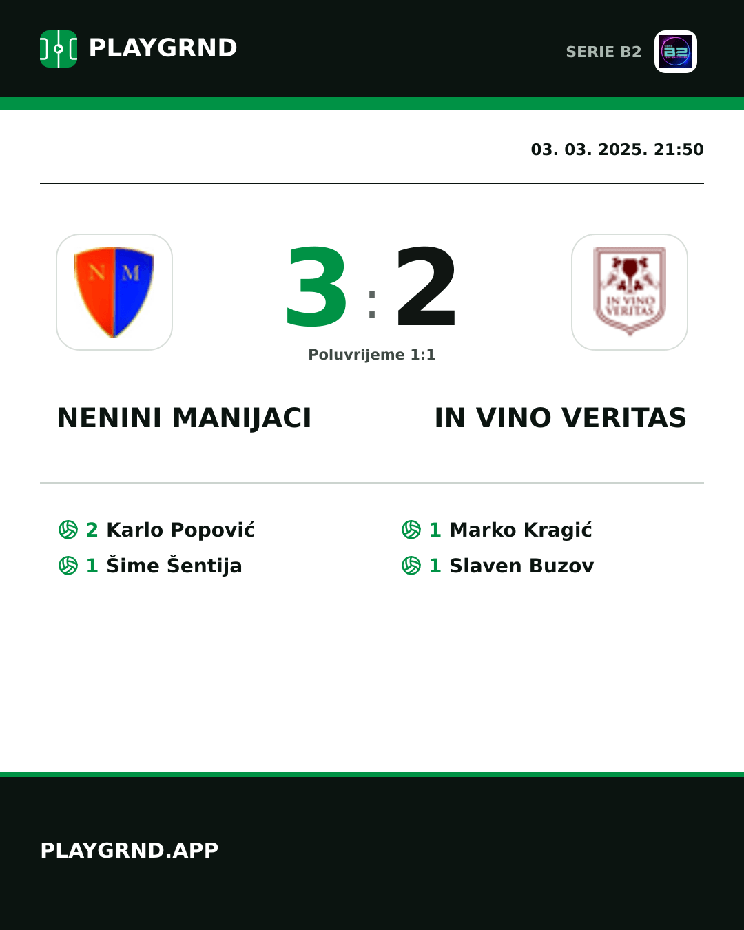 Instagram slika: Nenini Manijaci 3:2 IN Vino Veritas