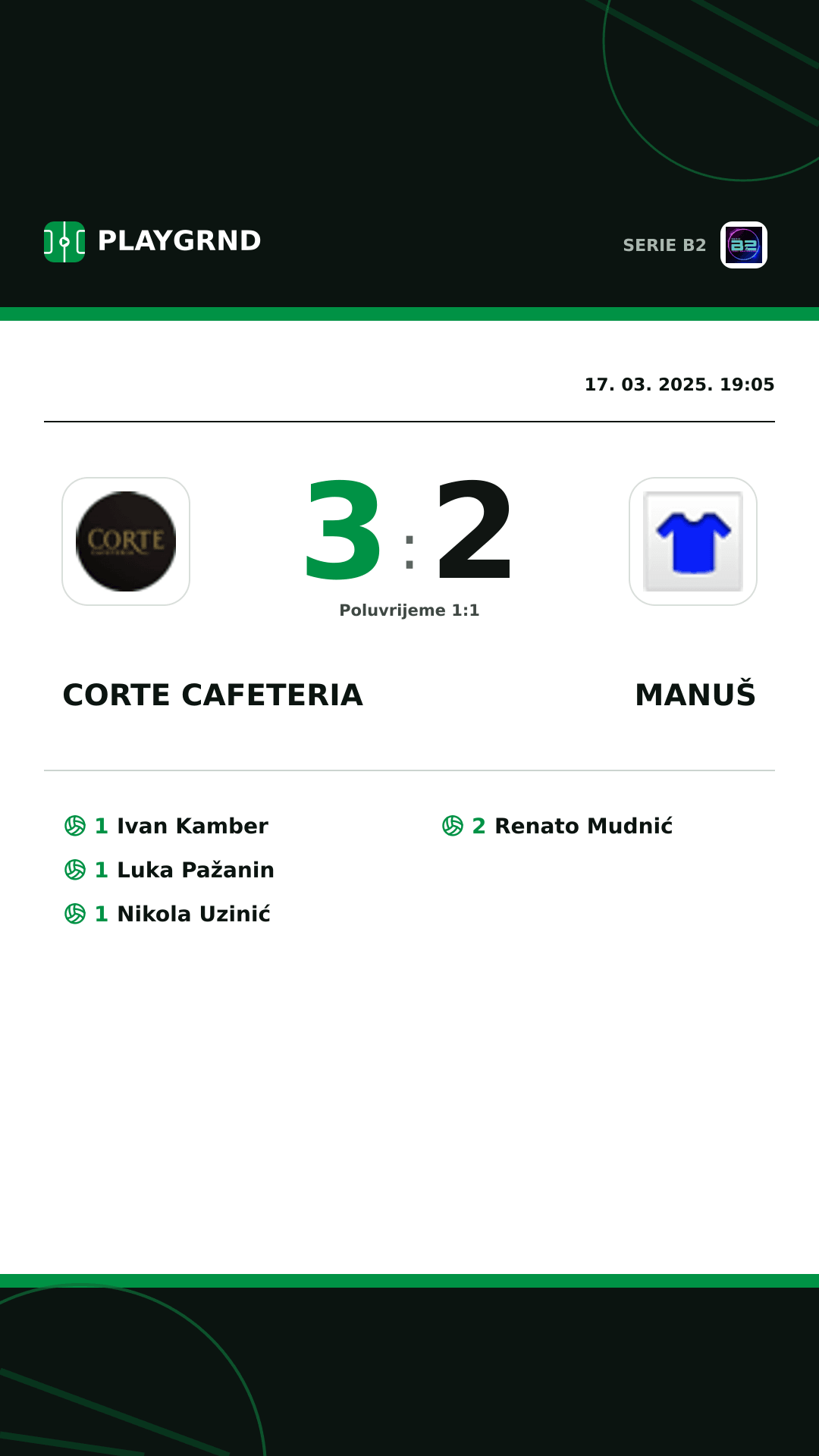 Instagram slika: Corte Cafeteria 3:2 Manuš