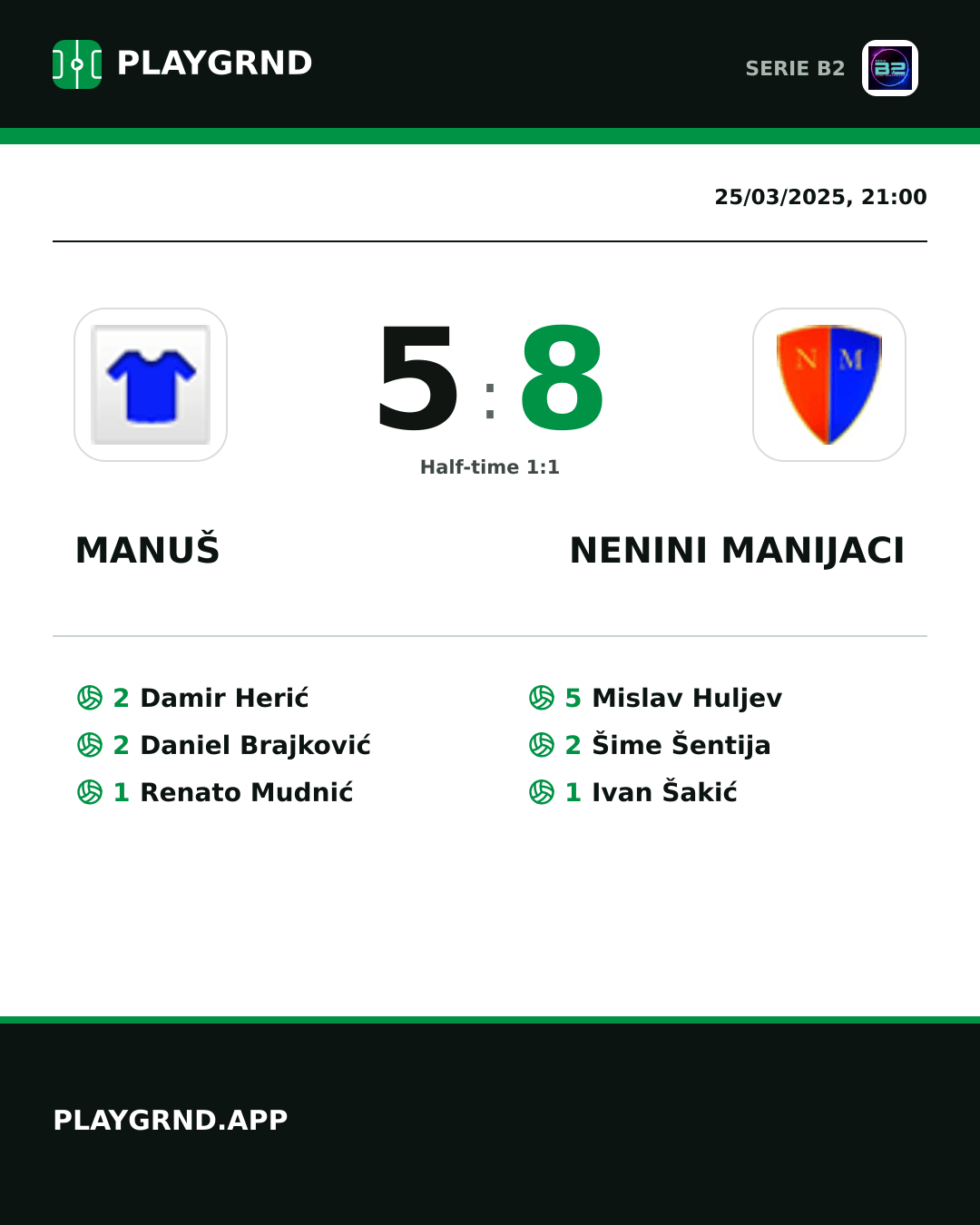 Instagram artwork: Manuš 5:8 Nenini Manijaci