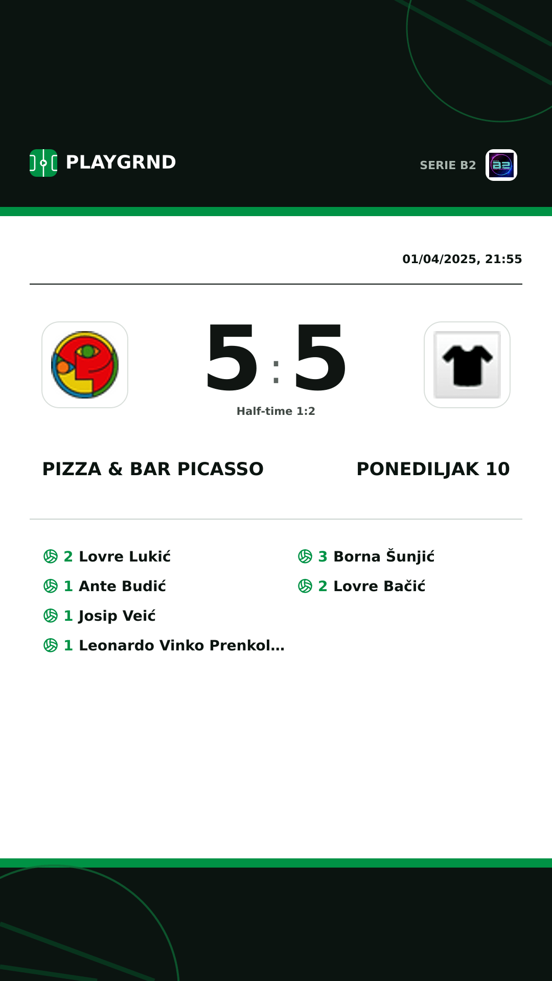 Instagram artwork: Pizza & Bar Picasso 5:5 Ponediljak 10