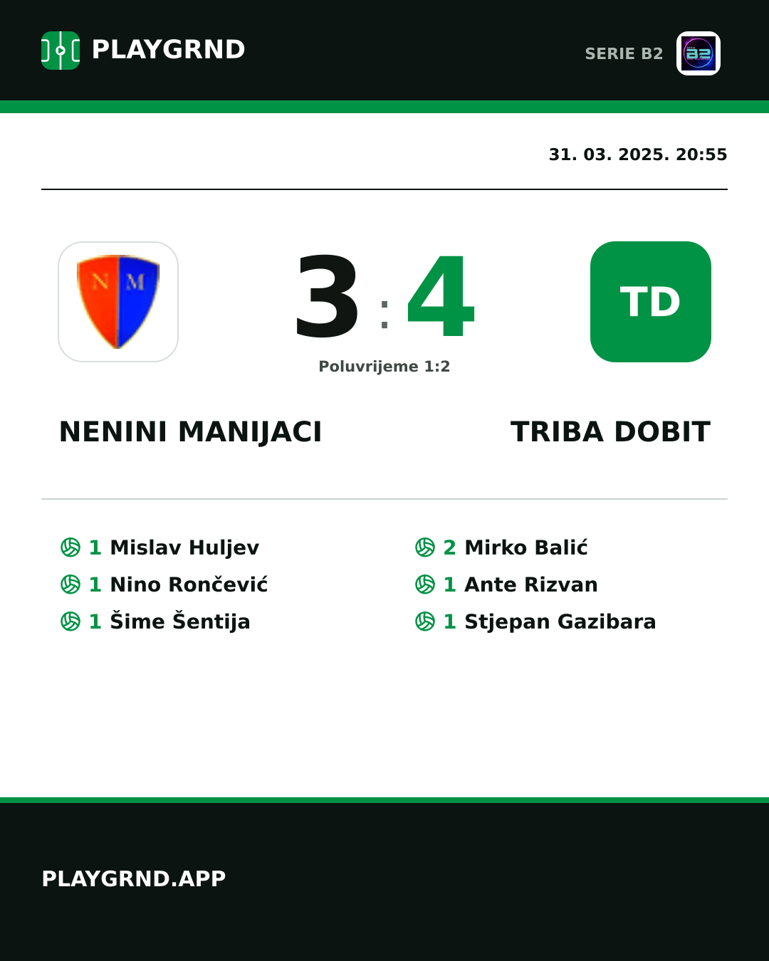 Instagram slika: Nenini Manijaci 3:4 Triba Dobit