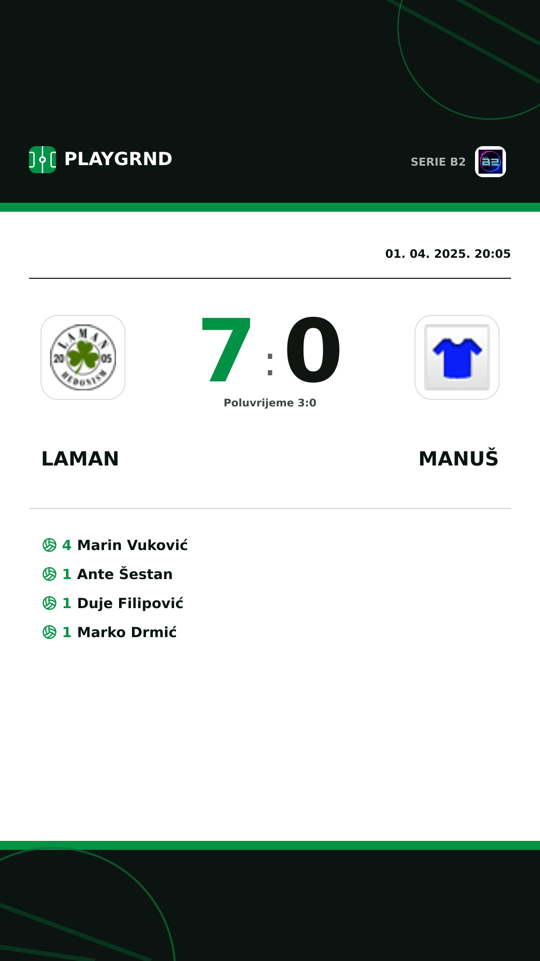 Instagram slika: Laman 7:0 Manuš