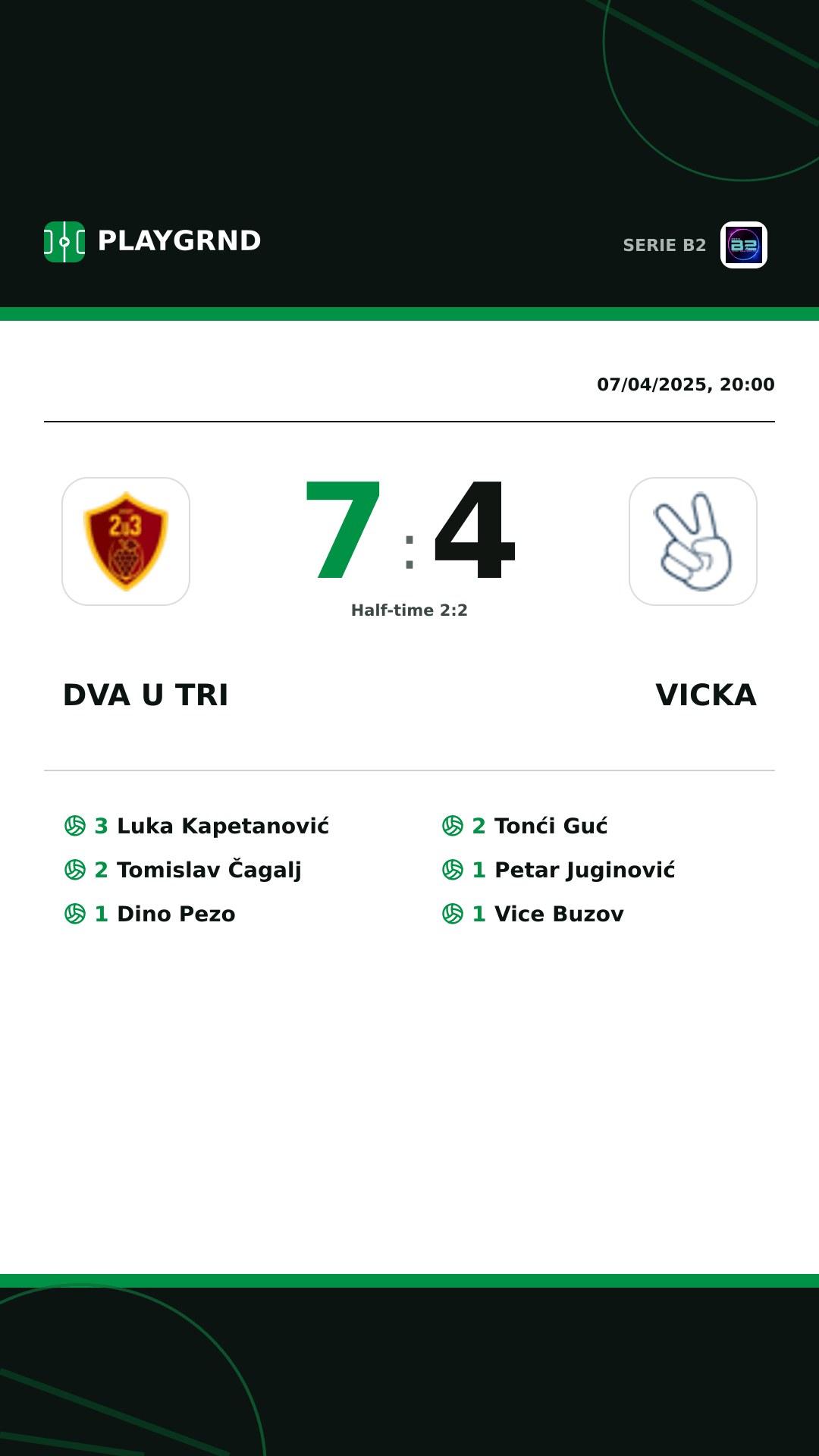 Instagram artwork: Dva U Tri 7:4 Vicka