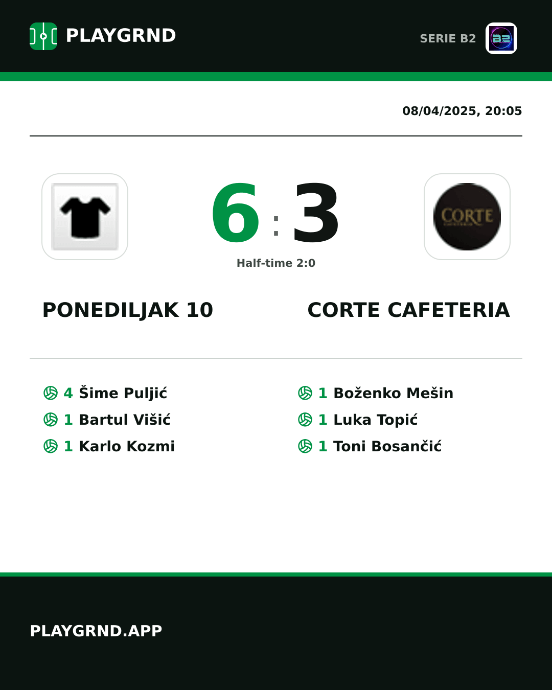 Instagram artwork: Ponediljak 10 6:3 Corte Cafeteria