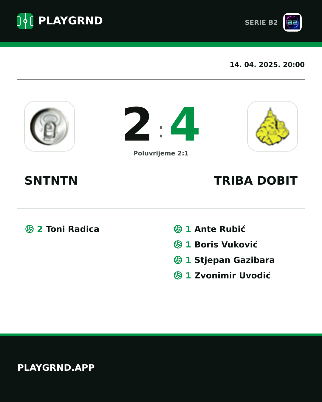 Instagram slika: Sntntn 2:4 Triba Dobit