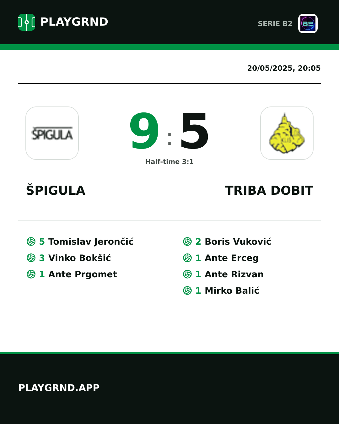 Instagram artwork: Špigula 9:5 Triba Dobit