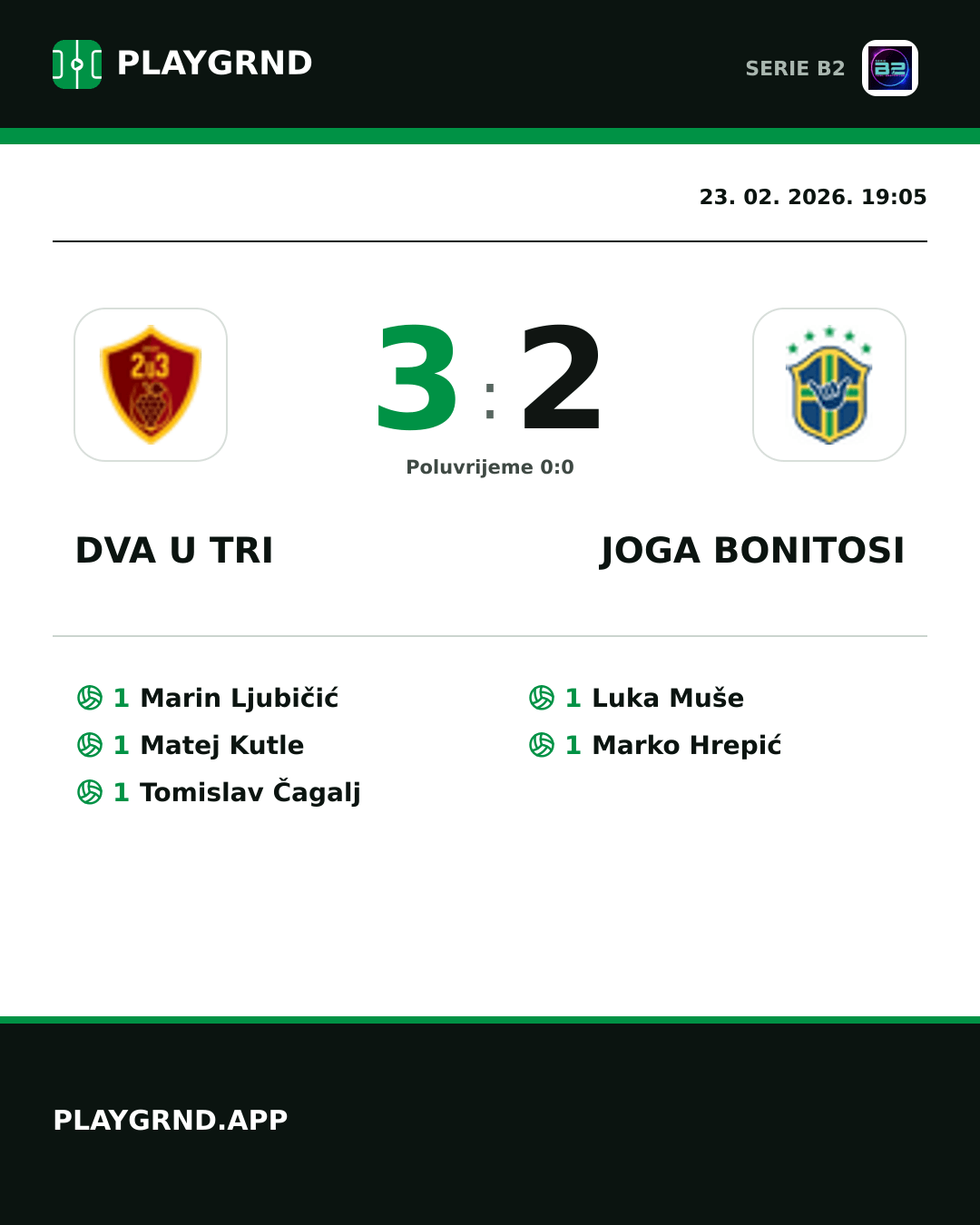 Instagram slika: Dva U Tri 3:2 Joga Bonitosi