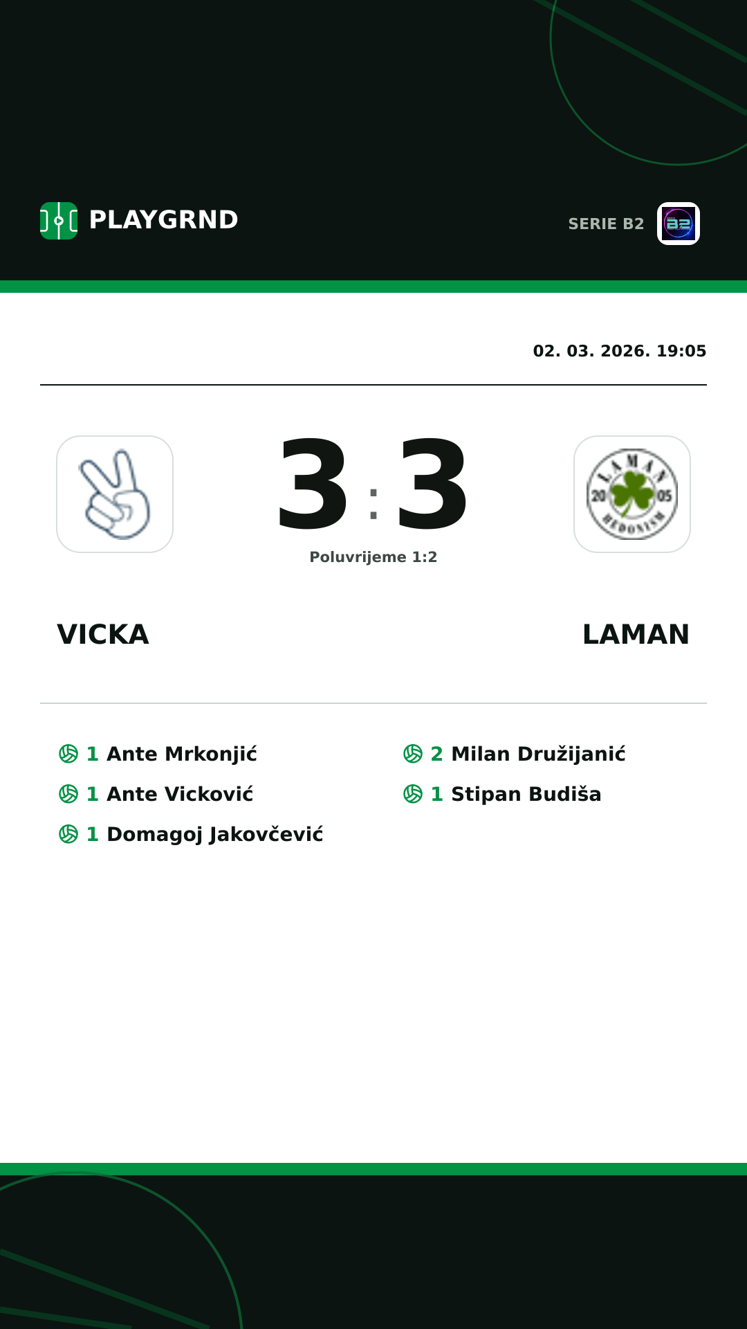 Instagram slika: Vicka 3:3 Laman