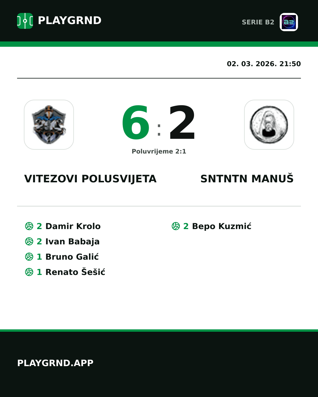 Instagram slika: Vitezovi Polusvijeta 6:2 Sntntn Manuš
