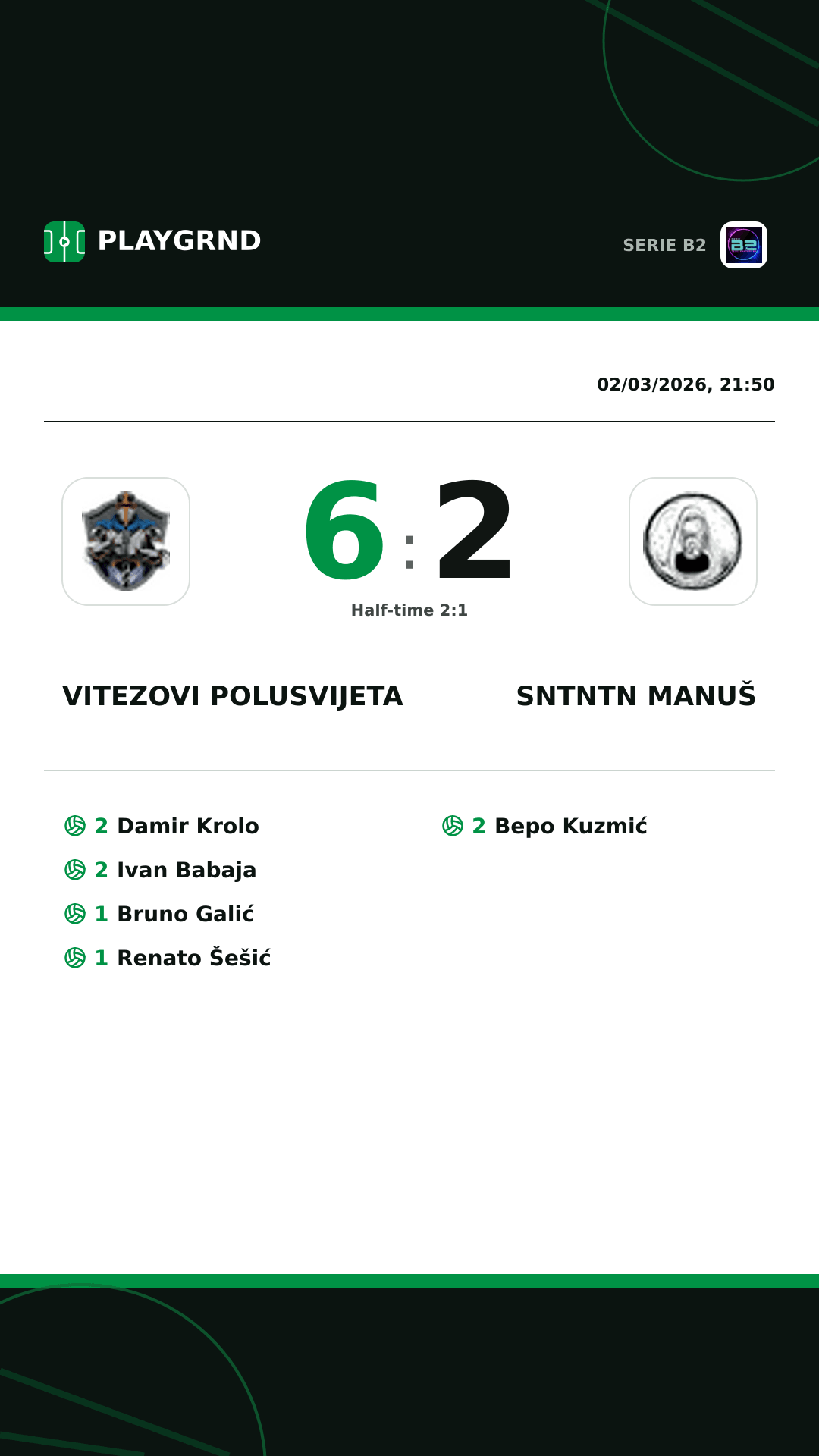 Instagram artwork: Vitezovi Polusvijeta 6:2 Sntntn Manuš