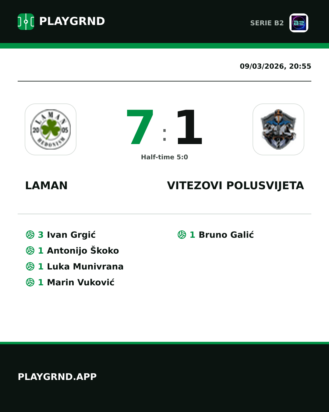 Instagram artwork: Laman 7:1 Vitezovi Polusvijeta