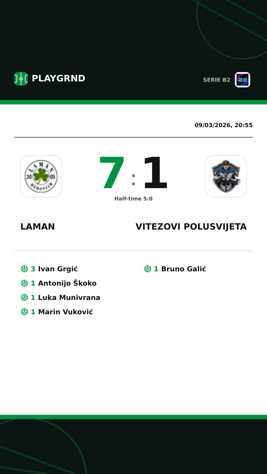 Instagram artwork: Laman 7:1 Vitezovi Polusvijeta