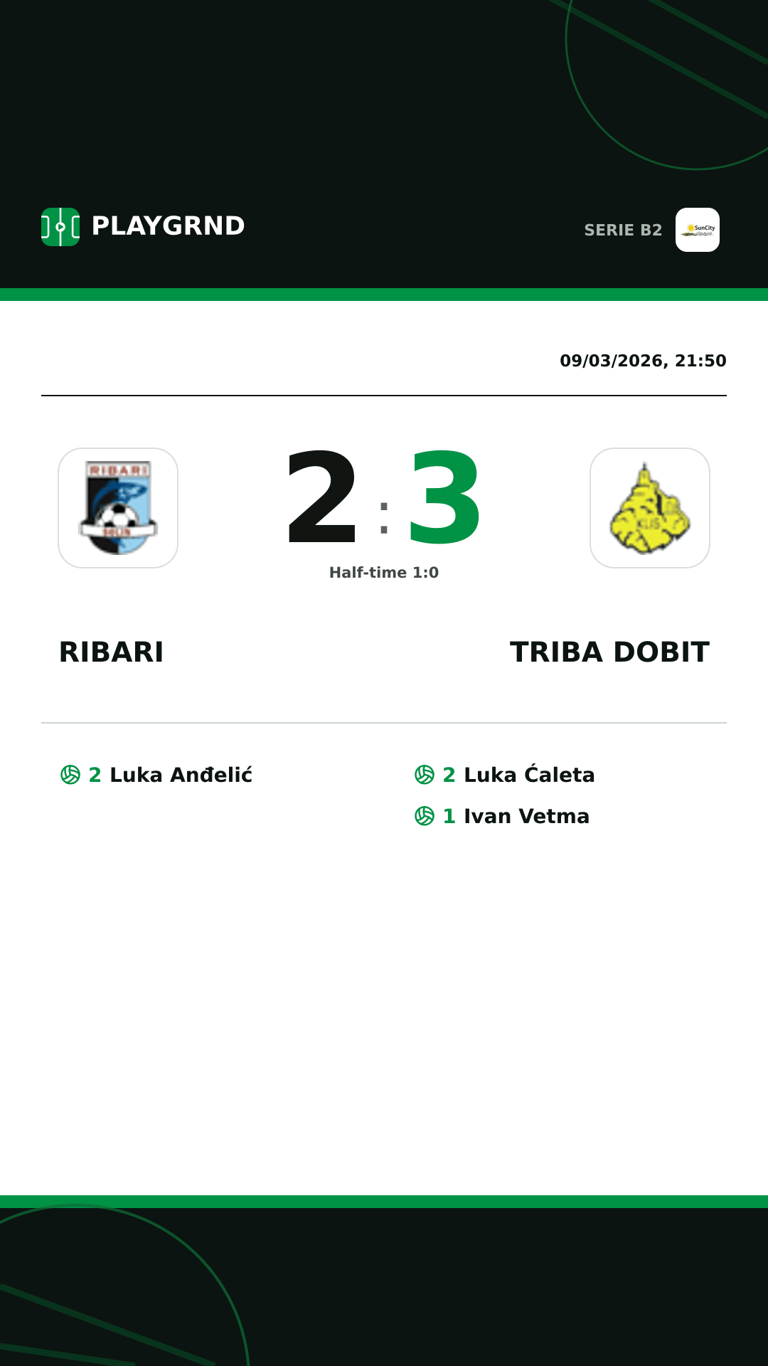 Instagram artwork: Ribari 2:3 Triba Dobit