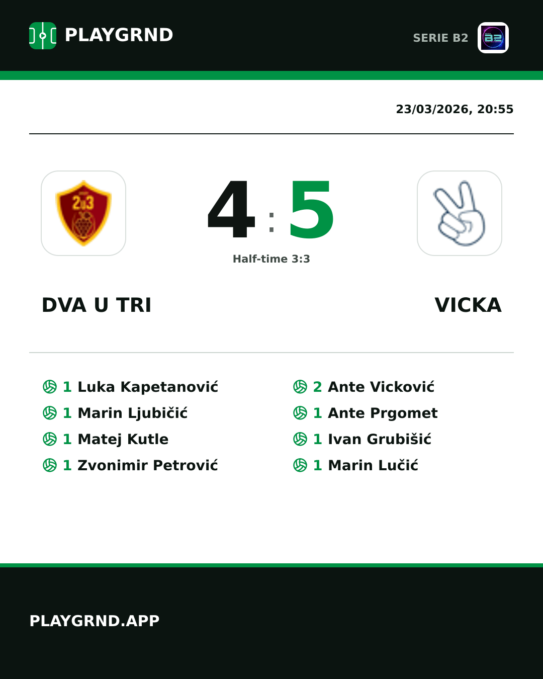 Instagram artwork: Dva U Tri 4:5 Vicka