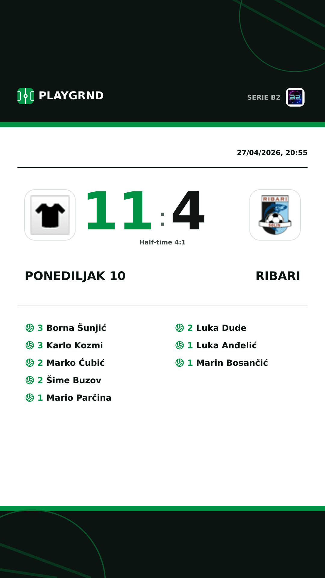 Instagram artwork: Ponediljak 10 11:4 Ribari