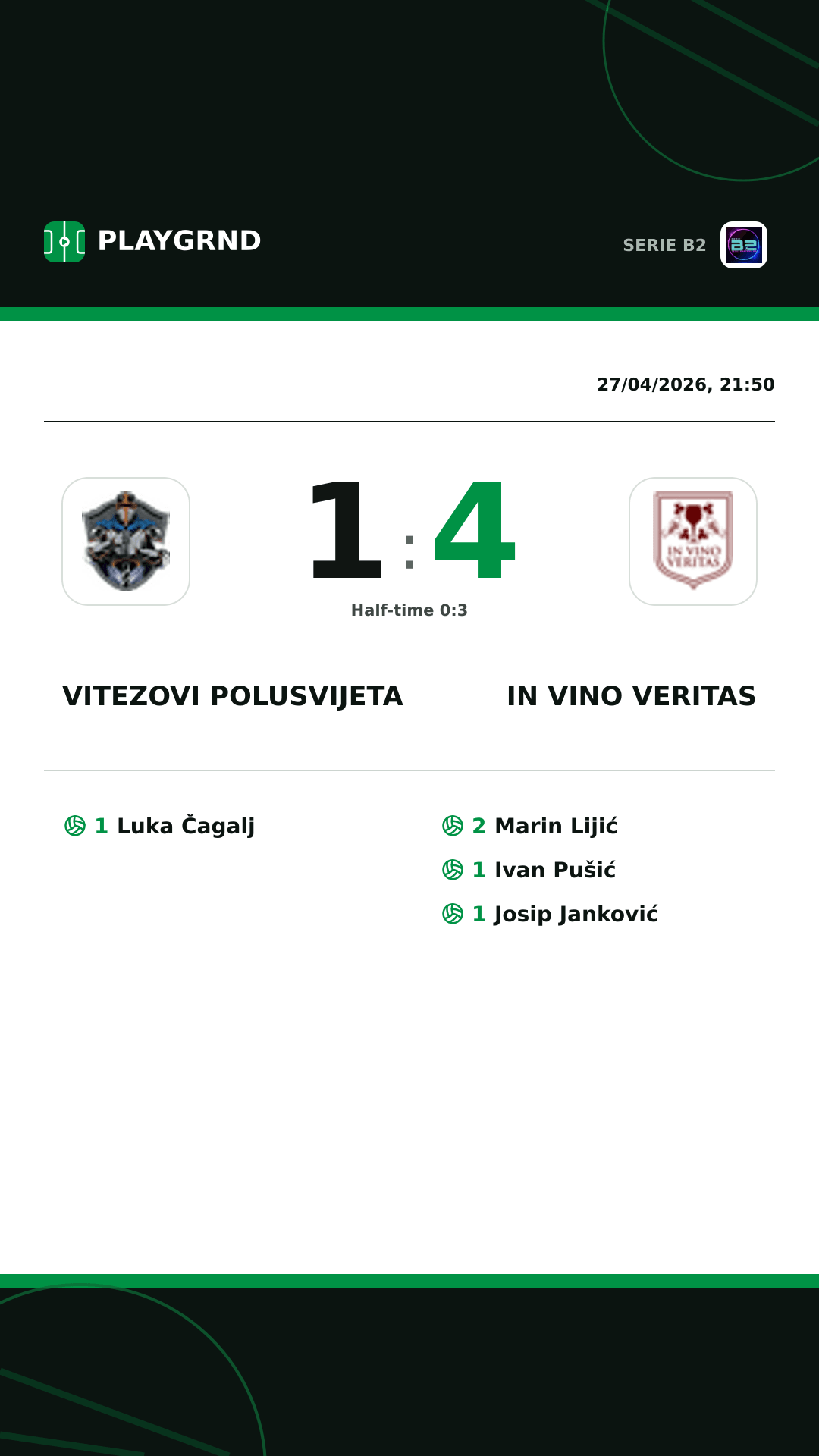 Instagram artwork: Vitezovi Polusvijeta 1:4 IN Vino Veritas