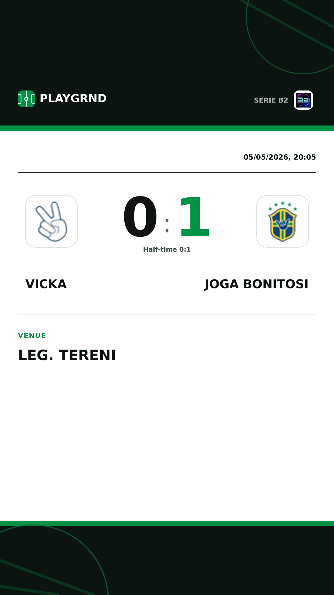 Instagram artwork: Vicka 0:1 Joga Bonitosi