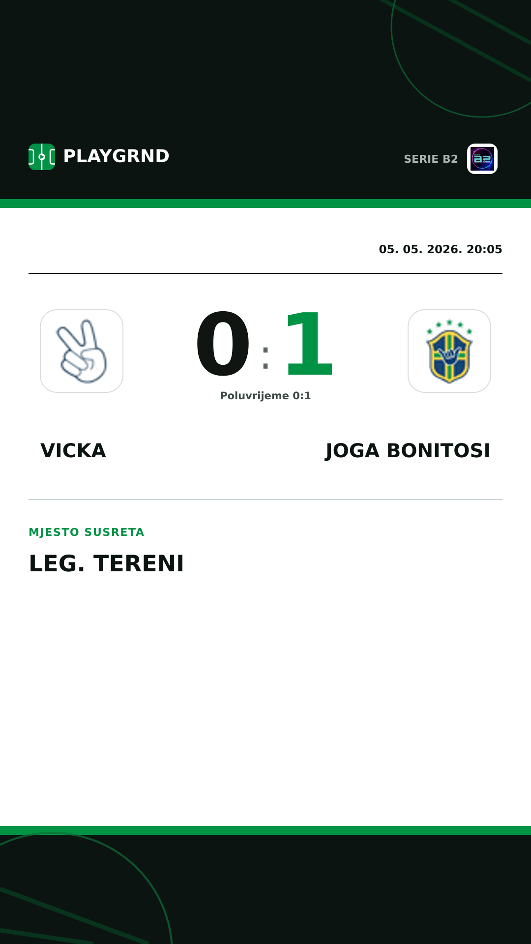 Instagram slika: Vicka 0:1 Joga Bonitosi
