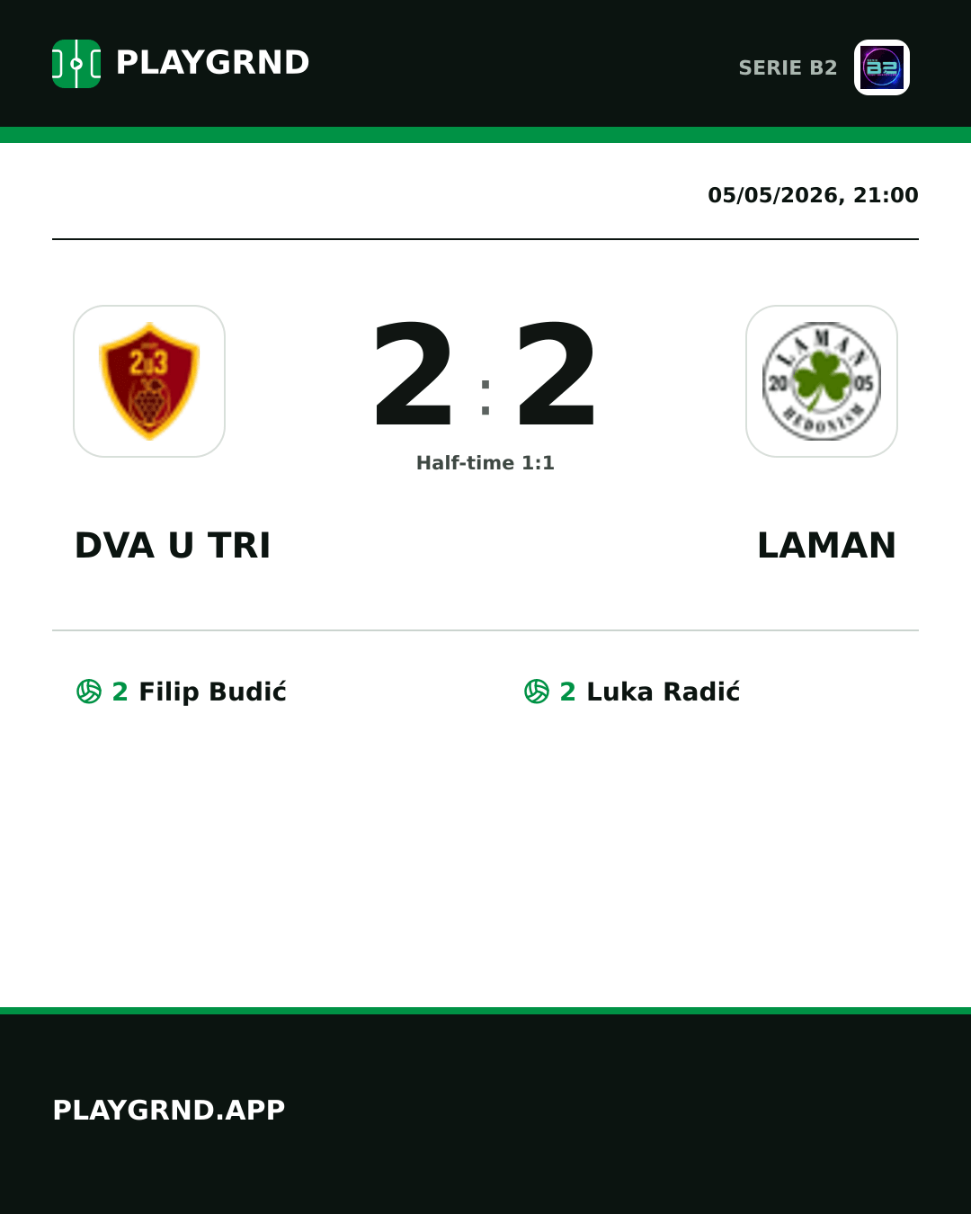 Instagram artwork: Dva U Tri 2:2 Laman