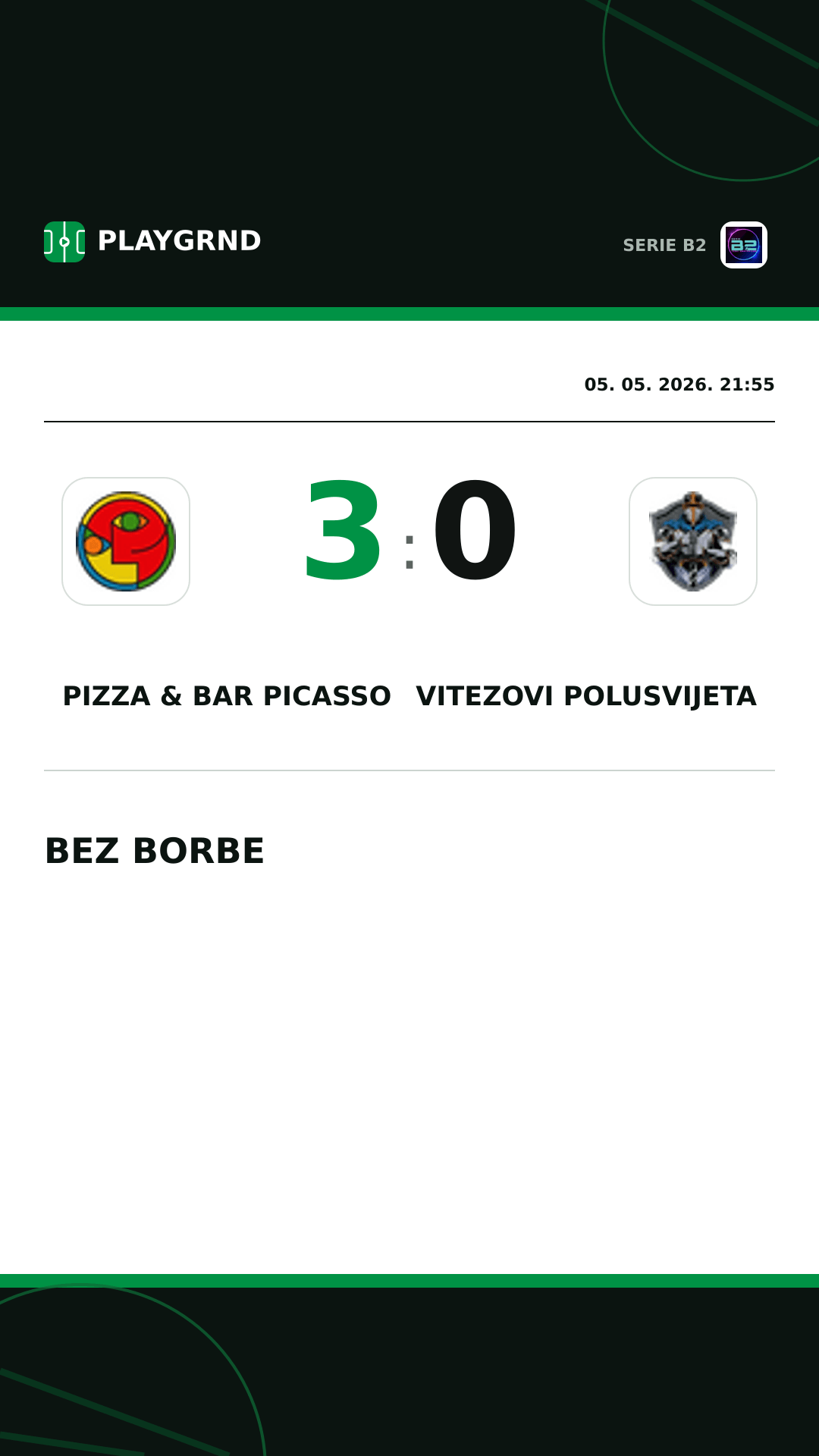 Instagram slika: Pizza & Bar Picasso 3:0 Vitezovi Polusvijeta