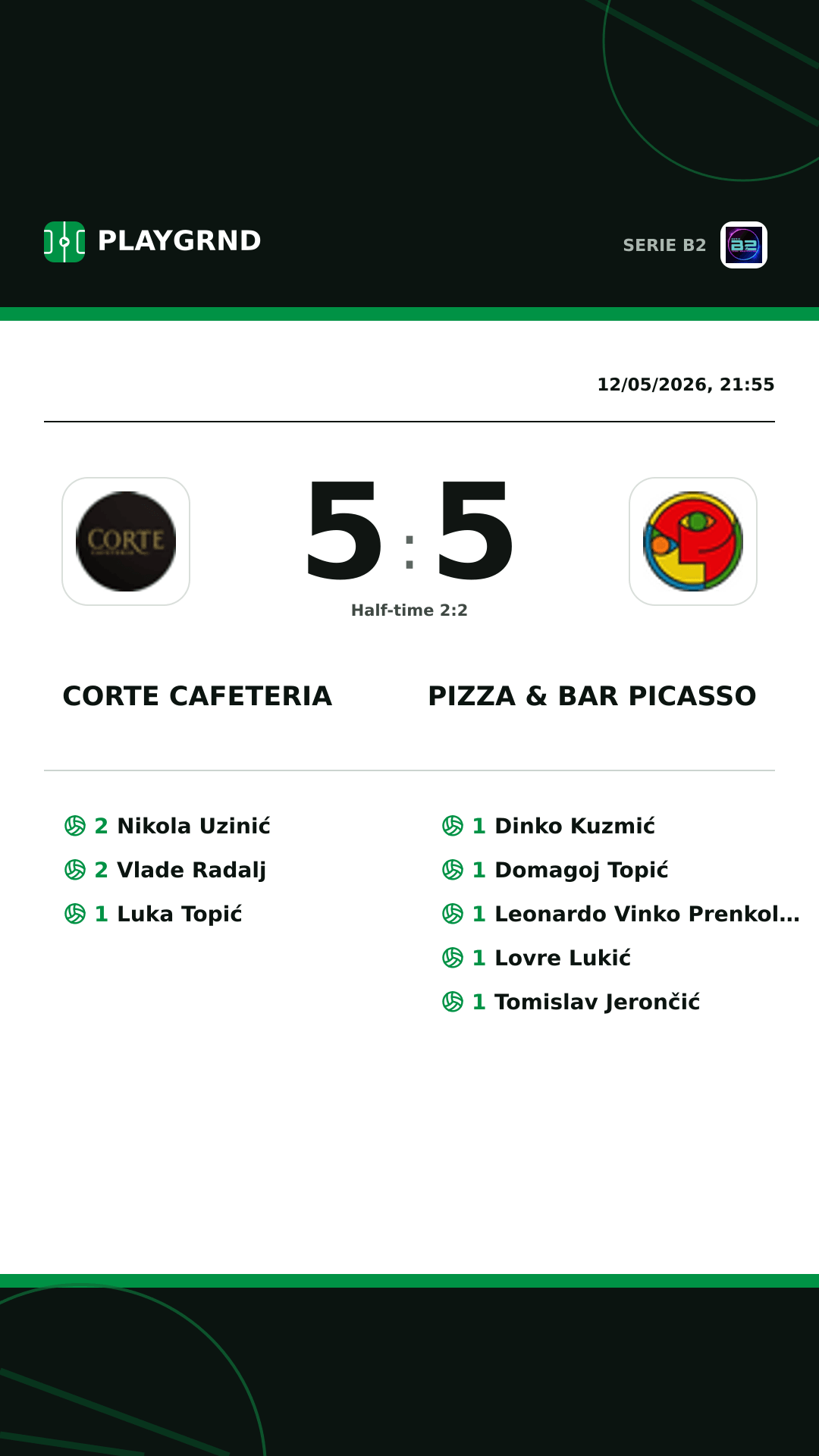 Instagram artwork: Corte Cafeteria 5:5 Pizza & Bar Picasso