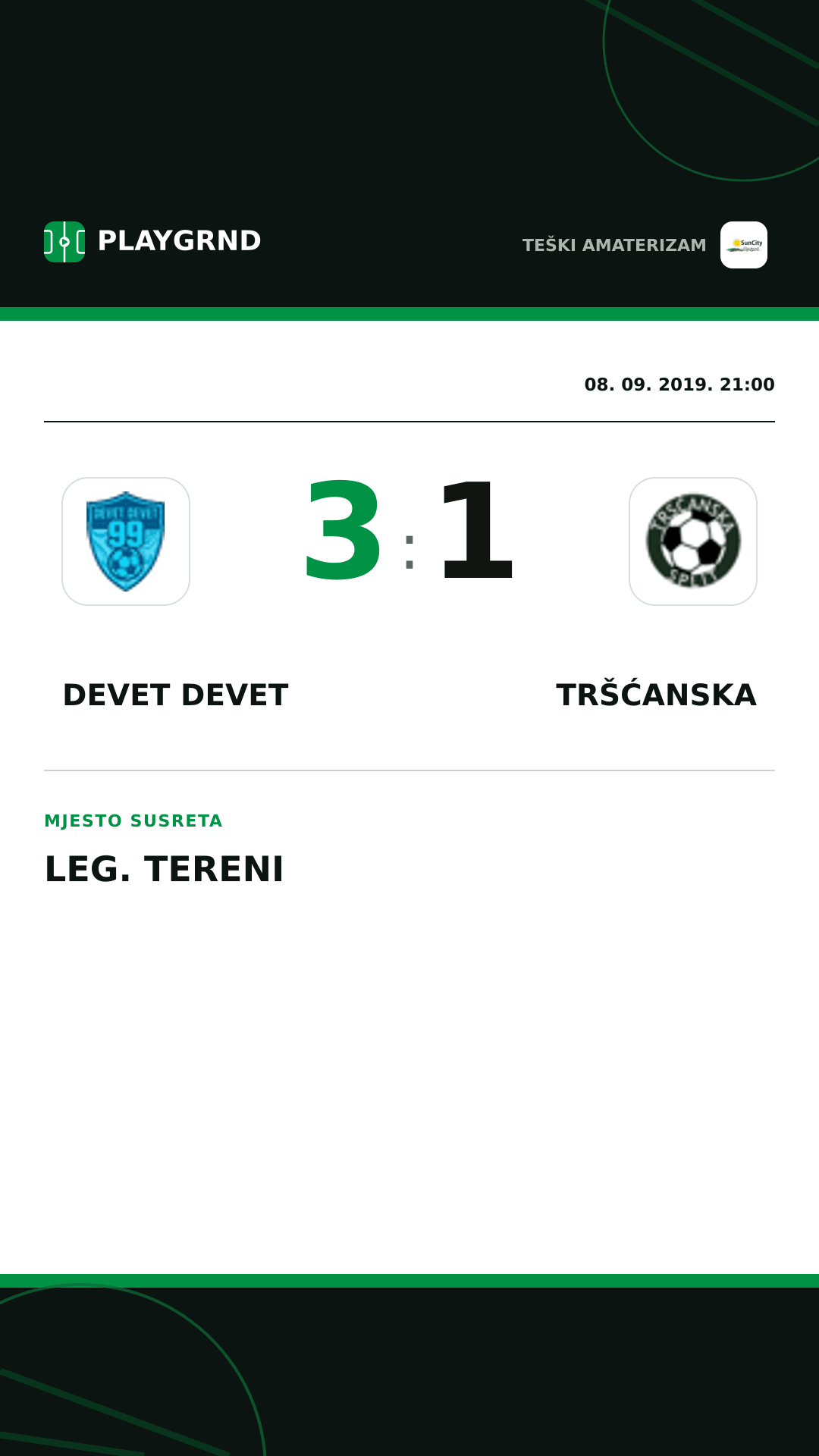 Instagram slika: Devet Devet 3:1 Tršćanska
