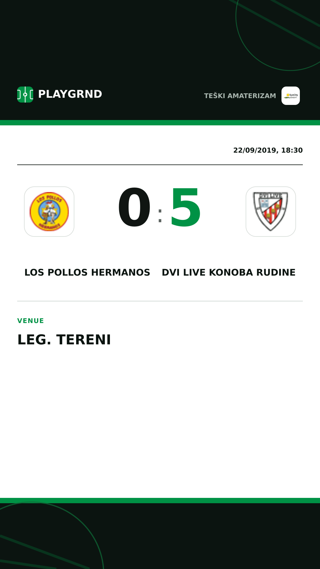 Instagram artwork: Los Pollos Hermanos 0:5 Dvi Live Konoba Rudine