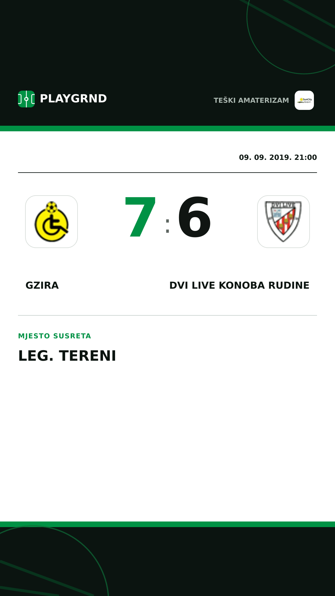 Instagram slika: Gzira 7:6 Dvi Live Konoba Rudine