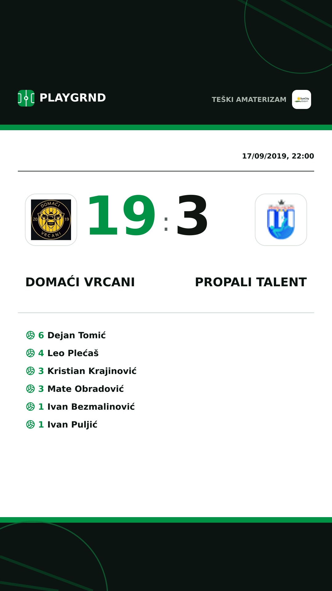 Instagram artwork: Domaći Vrcani 19:3 Propali Talent