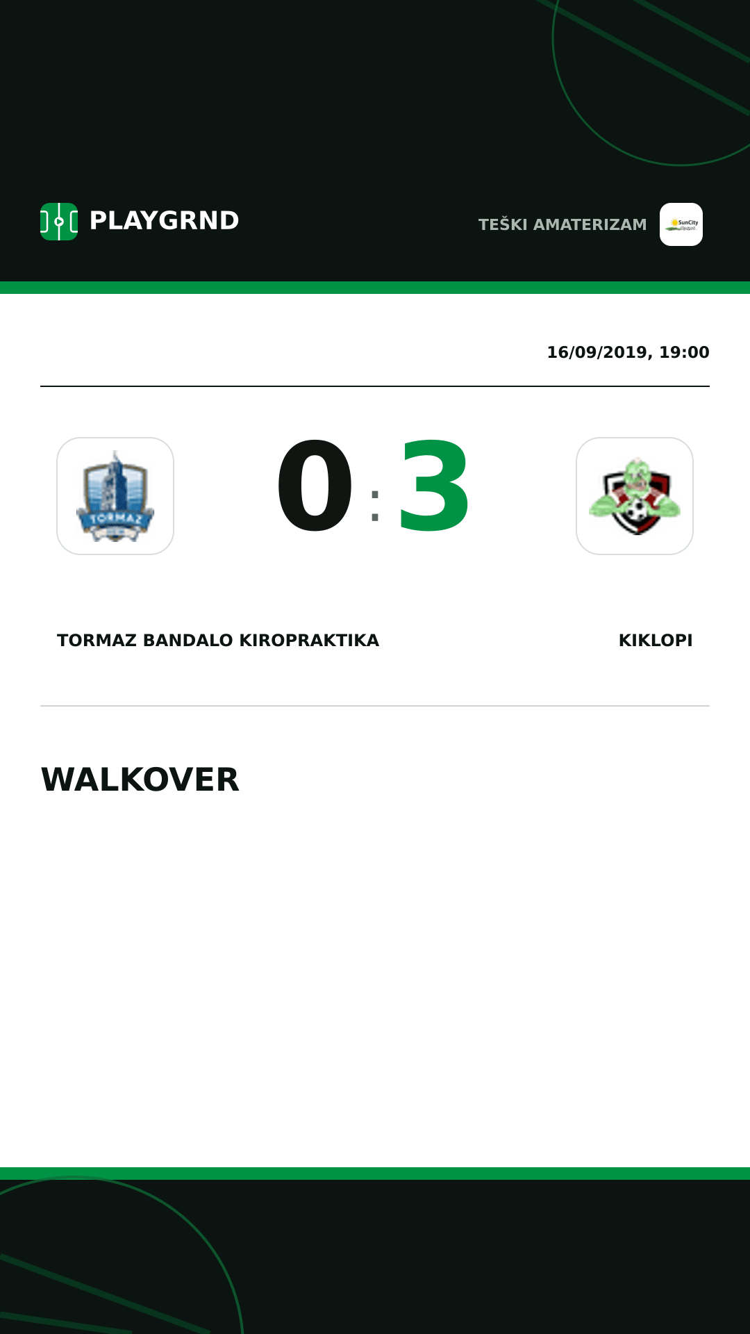 Instagram artwork: Tormaz Bandalo Kiropraktika 0:3 Kiklopi
