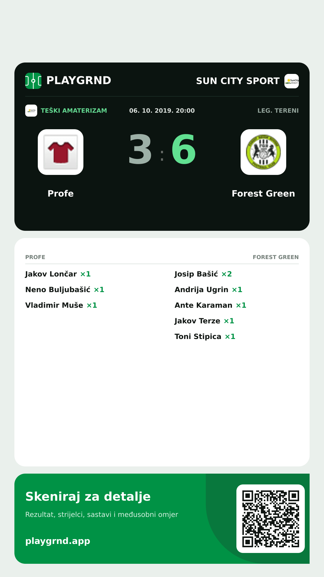 Story slika: Profe 3:6 Forest Green