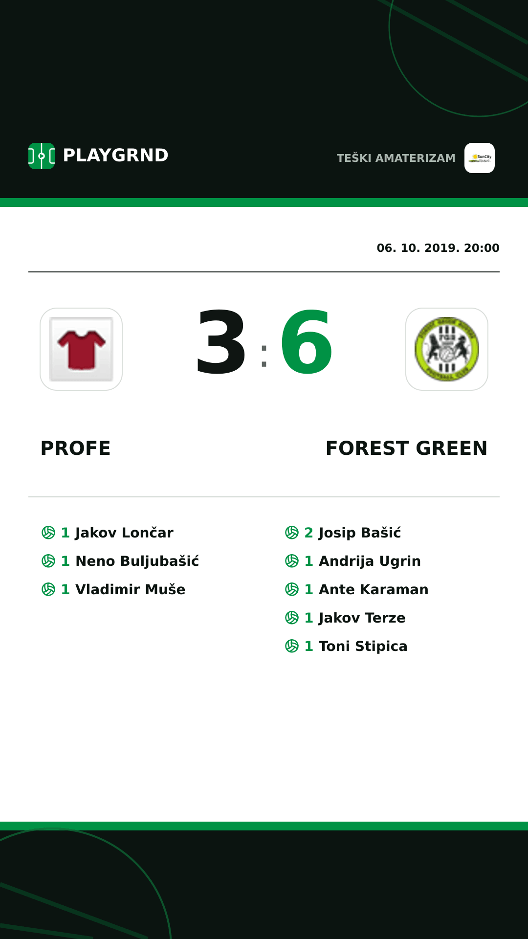 Instagram slika: Profe 3:6 Forest Green