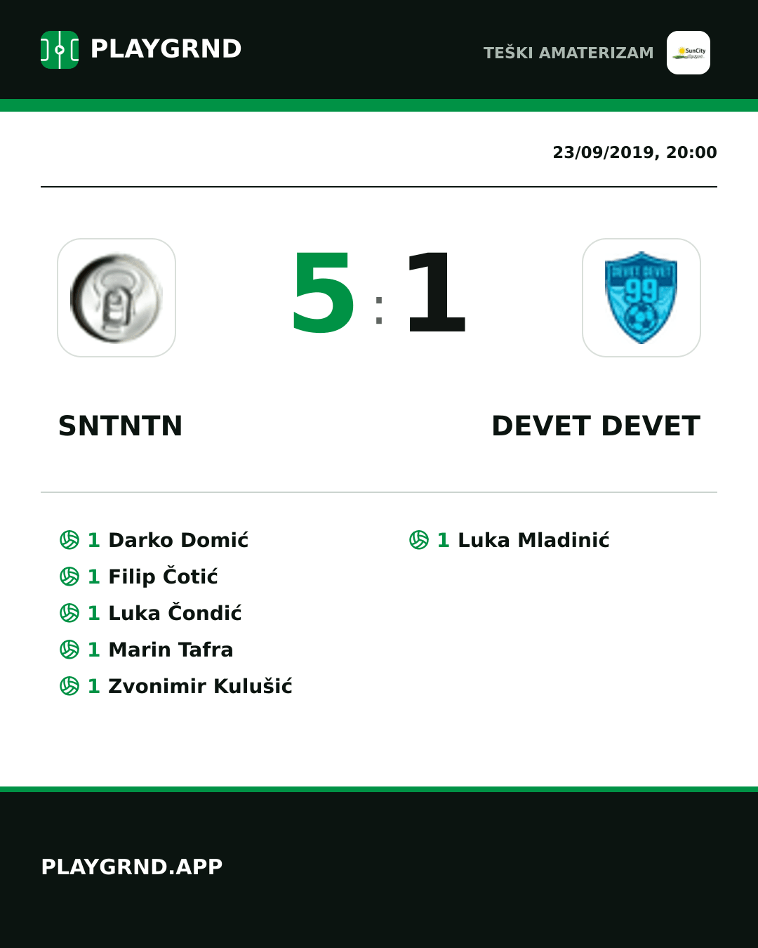 Instagram artwork: Sntntn 5:1 Devet Devet