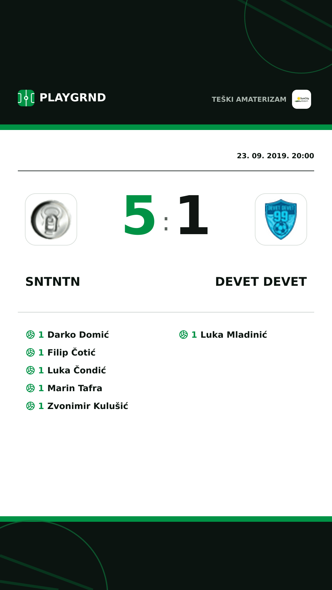 Instagram slika: Sntntn 5:1 Devet Devet