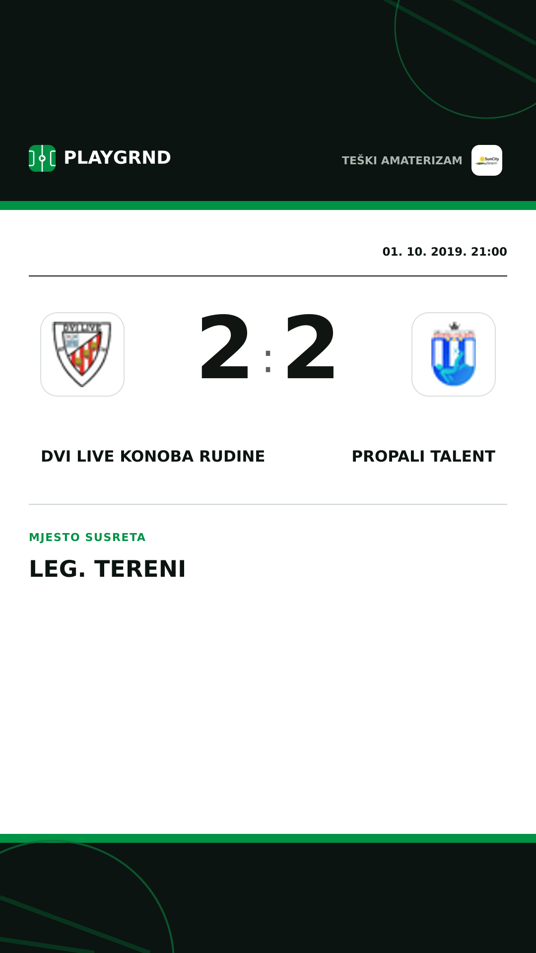 Instagram slika: Dvi Live Konoba Rudine 2:2 Propali Talent