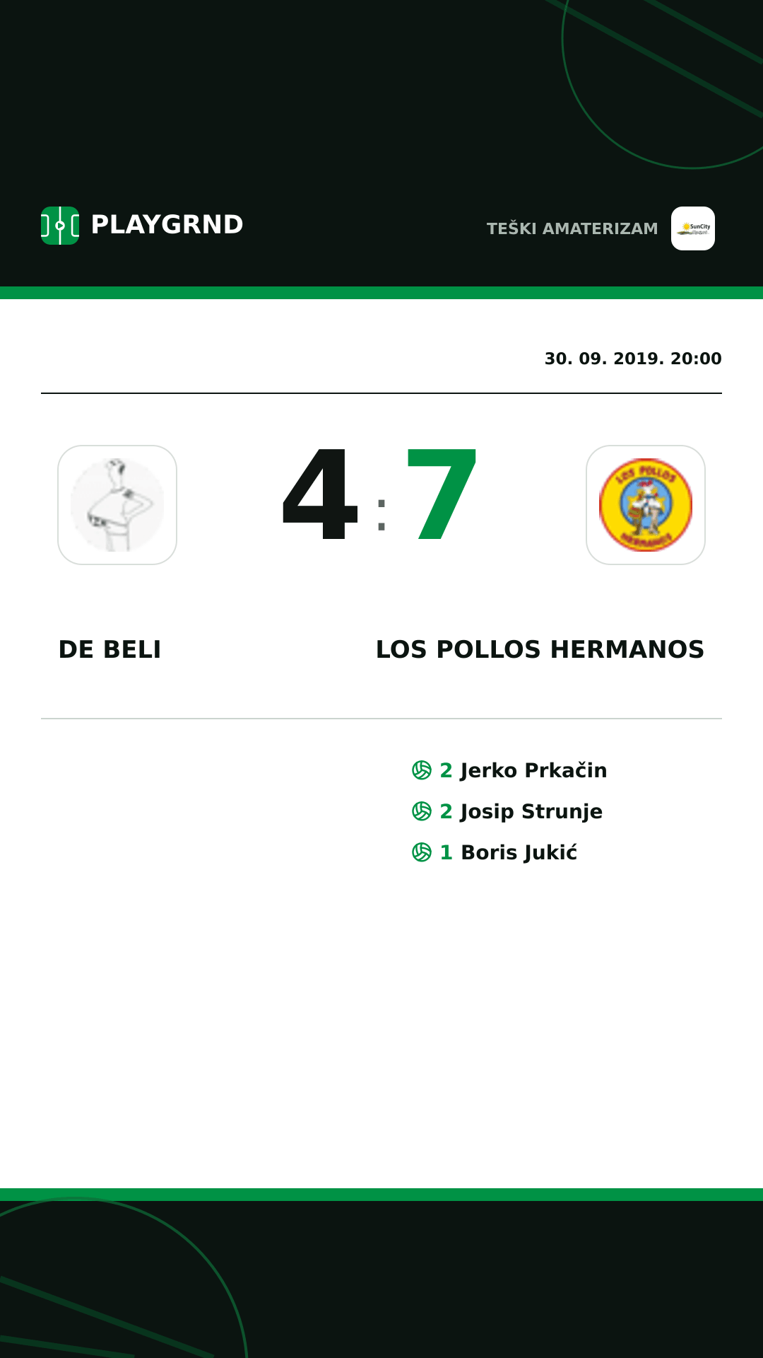 Instagram slika: DE Beli 4:7 Los Pollos Hermanos