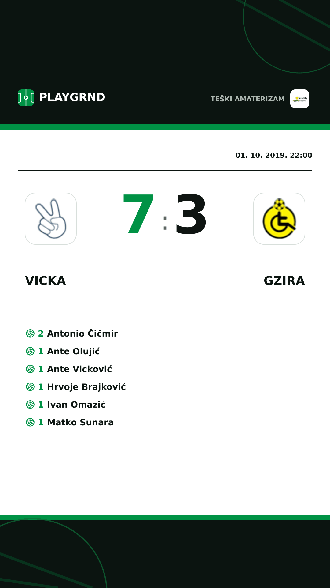 Instagram slika: Vicka 7:3 Gzira