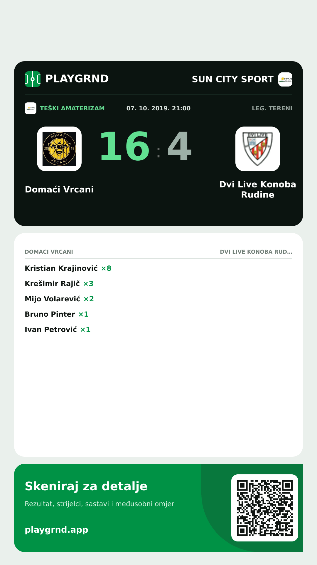Story slika: Domaći Vrcani 16:4 Dvi Live Konoba Rudine