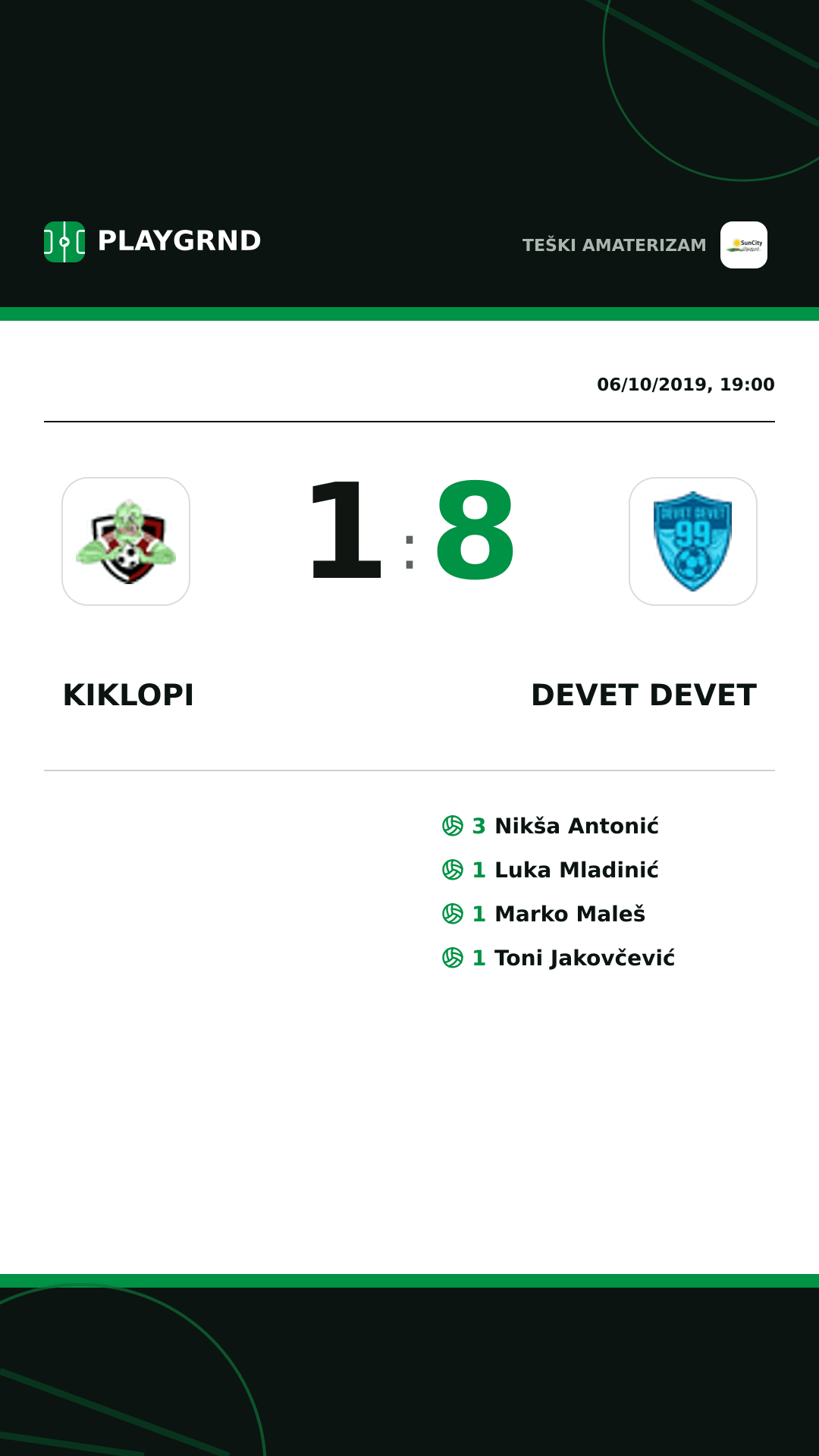 Instagram artwork: Kiklopi 1:8 Devet Devet